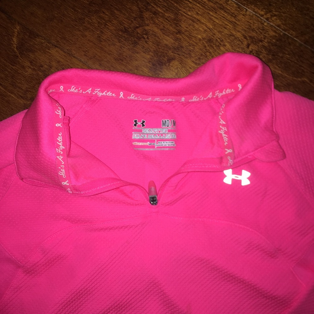 Under Armour Neon Pink Pullover